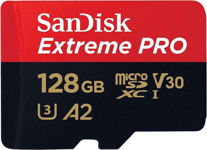 کارت حافظه سندیسک Sandisk Extreme Pro U3 Micro SD 128 GB 200MB/S A2