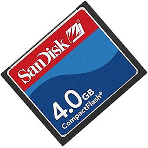 کارت حافظه سندیسک SANDISK CF CompactFlash 4GB (آکبند)