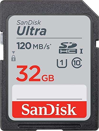 کارت حافظه سندیسک Sandisk SD 32GB 120MB/S Ultra SDHC UHS-I