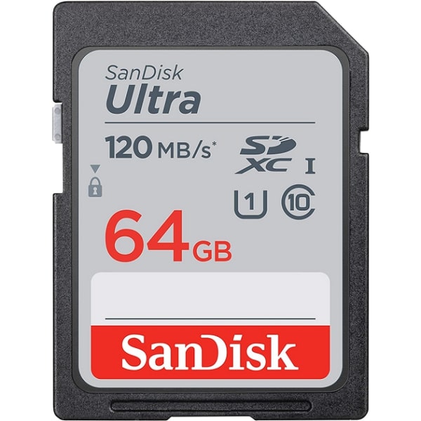 کارت حافظه سندیسک 64GB 120MB/S Ultra SDHC UHS-I