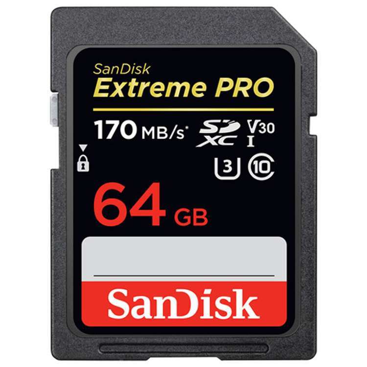 کارت حافظه سندیسک SD 64 GB 170 MB/S 633X
