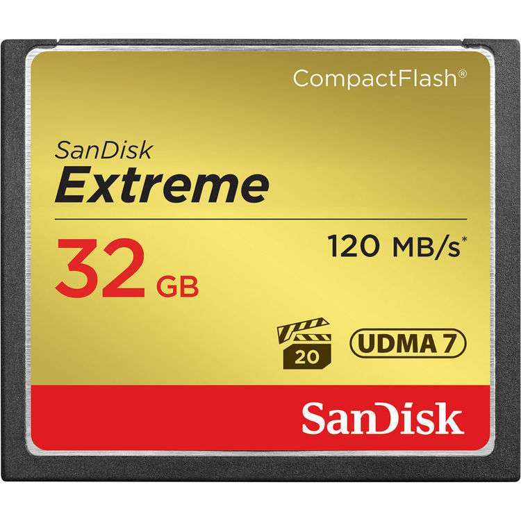 کارت حافظه سندیسک SANDISK CF 32 GB 120 MB/S 800X