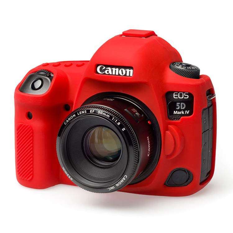 کاور دوربین ژله ای قرمز Canon Eos 5D Mark IV cover