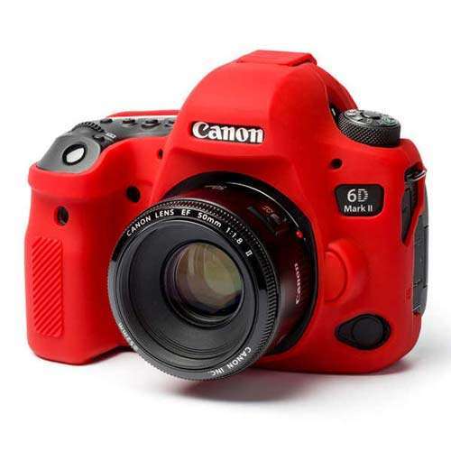 کاور دوربین ژله ای قرمز Canon Eos 6D Mark II cover