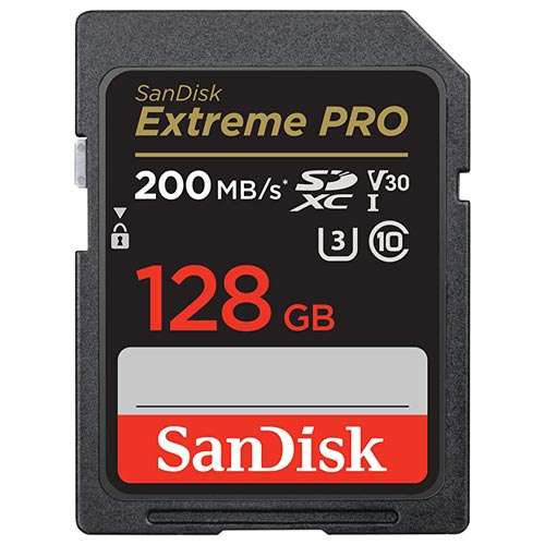 کارت حافظه سندیسک Sandisk SD Extreme Pro 128GB 200 MB/S