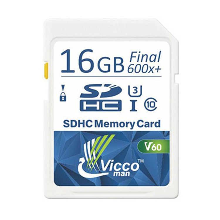 کارت حافظه ویکومن viccoman SD 16GB 90 MB/S 600X U3
