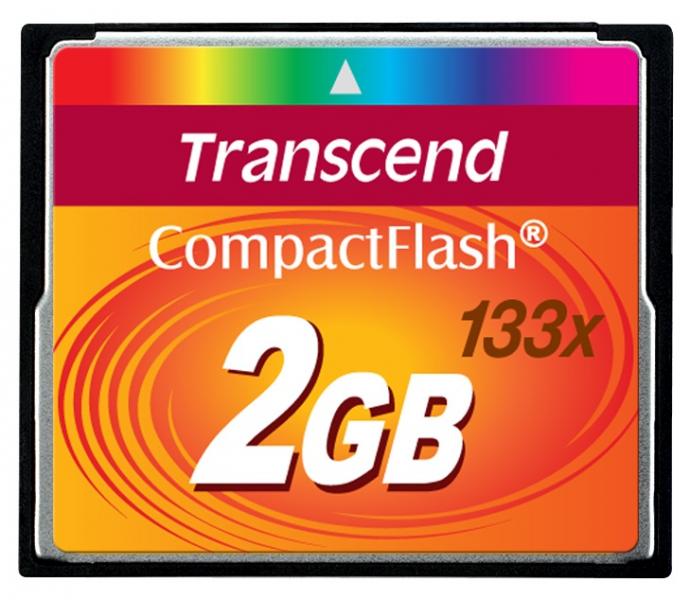 کارت حافظه ترنسند Transcend CompactFlash CF 2GB 133X (در حد نو)