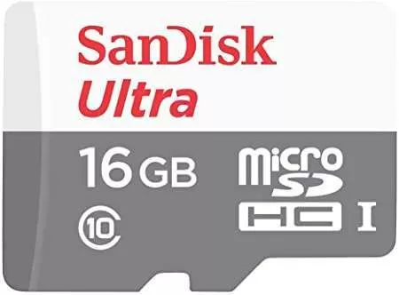 کارت حافظه سندیسک کلاس 10 Micro SDHC Ultra U1 A1 16GB 80MB/S