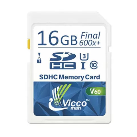 کارت حافظه ویکومن viccoman SD 16GB 90 MB/S 600X U3