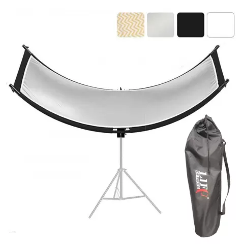 رفلکتور یو 4 کاره (رفلکتور خمیده) برند لایف سایز 180×60 Life Of Photo U-shape Curved Light Reflector