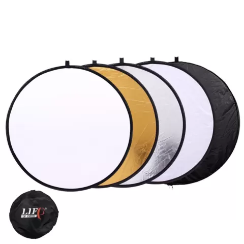 رفلکتور پنج کاره لایف Life Of Photo 5in1 Reflector 80cm